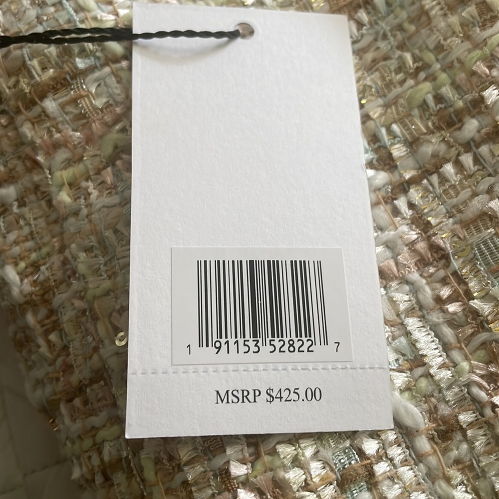 New Jason Wu Tweed Long Sleeve Blazer Jacket - Picture 6 of 16